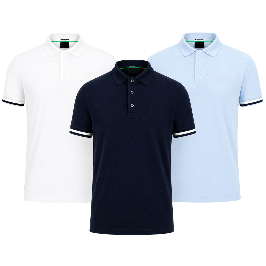3-Pack Classic Polo Shirts – photo 5