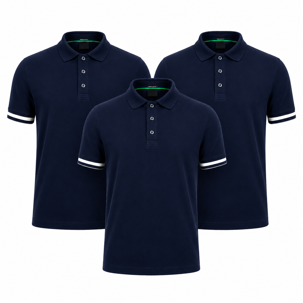 3er-Pack klassische Poloshirts – photo 10