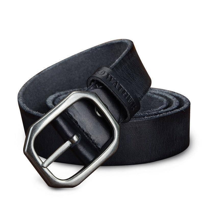 Affordable Casual Leather Belt For Men, Larce Model | Elmont