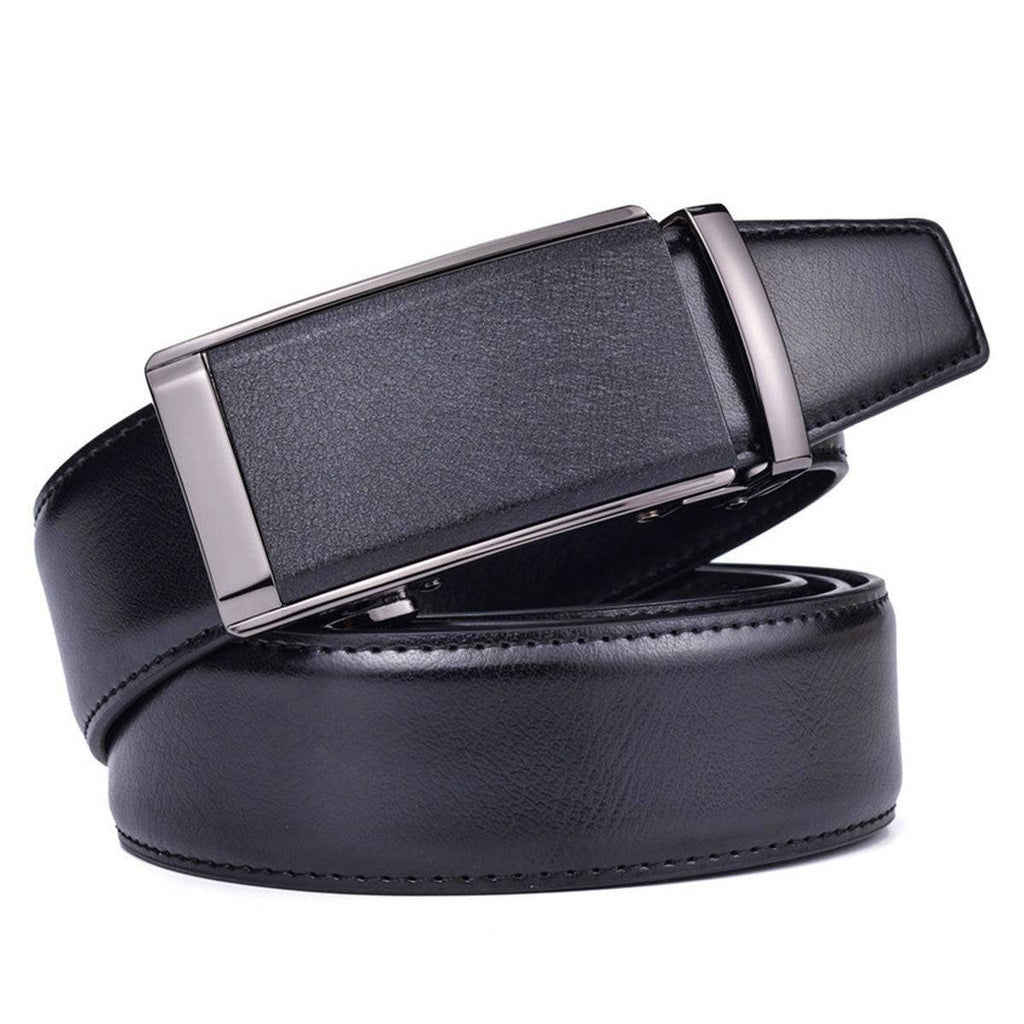 Black Suit Leather Belt For Men, Carlo Model – photo 4