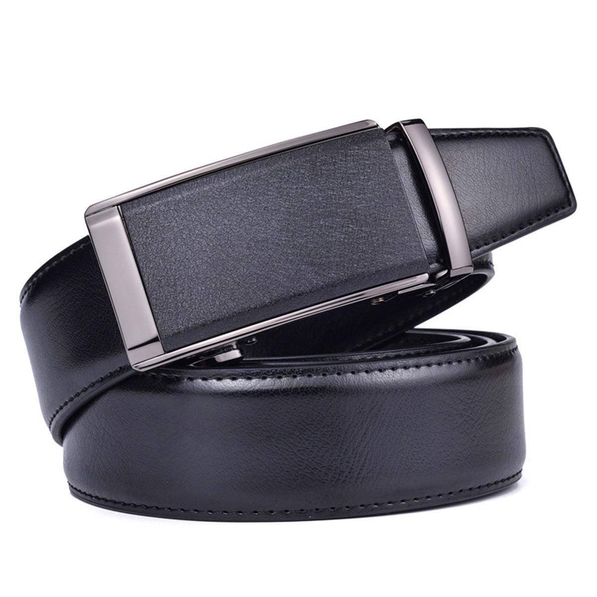 Black Suit Leather Belt For Men, Carlo Model – photo 4