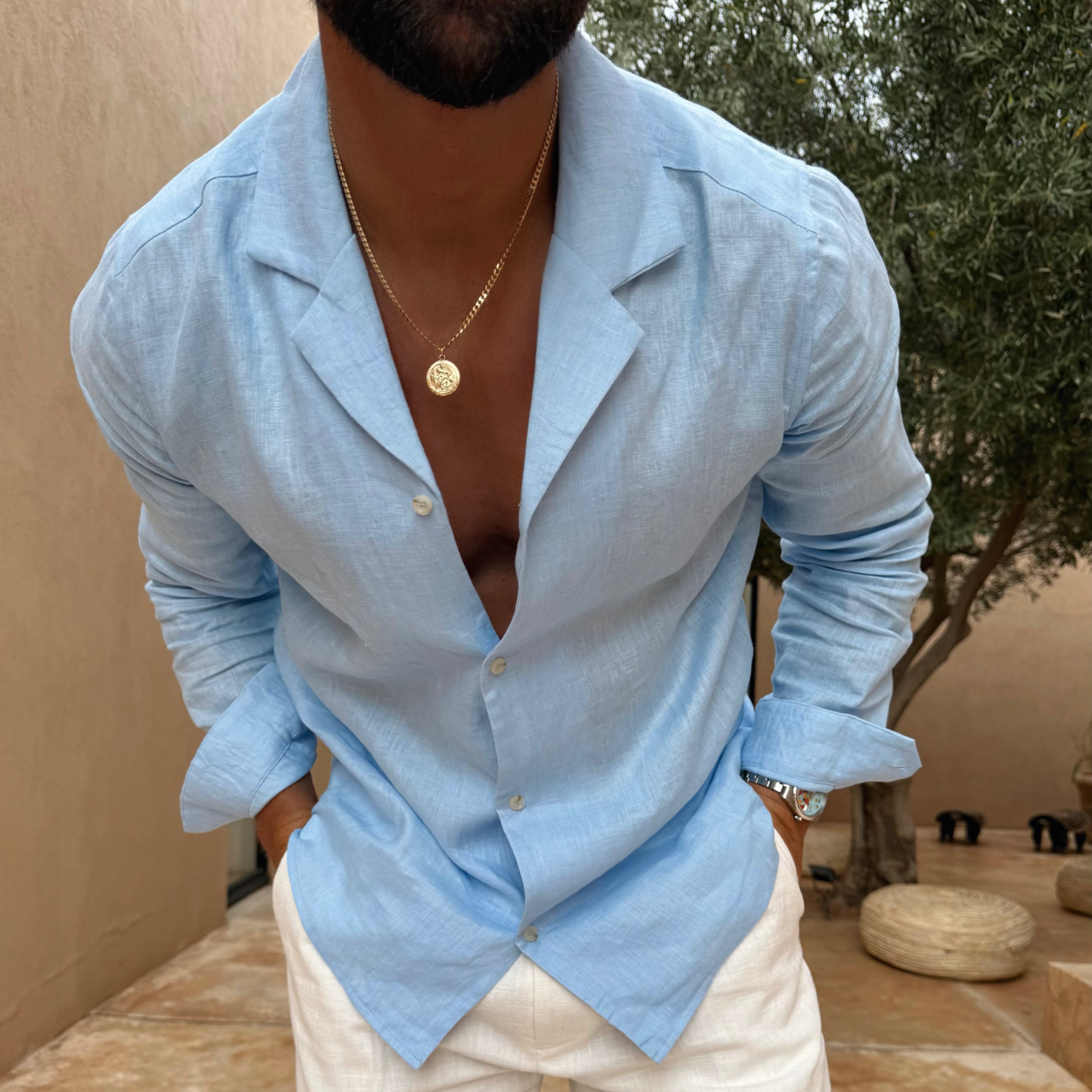 Capri Linen Shirt | Elmont