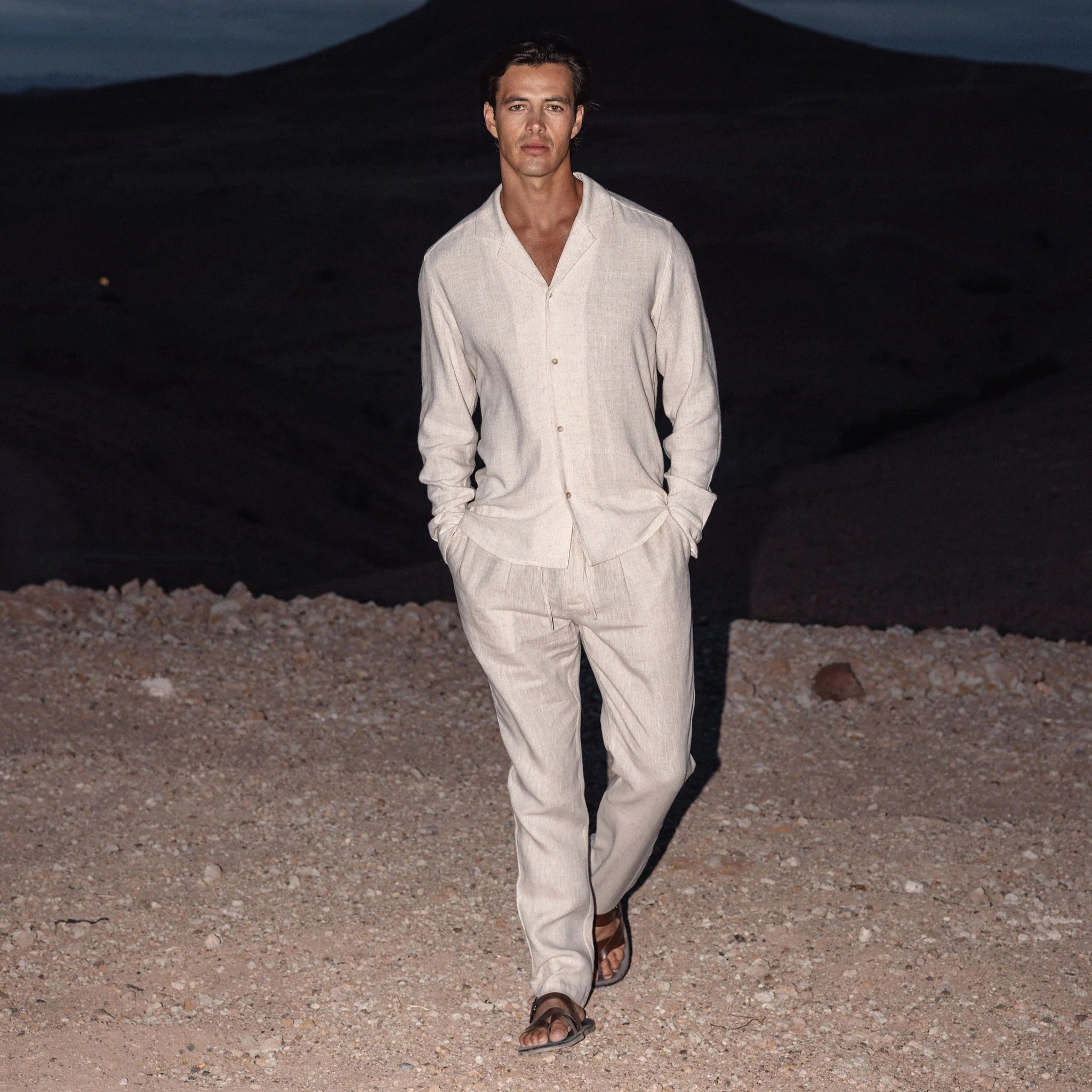Capri Linen Trousers – photo 2