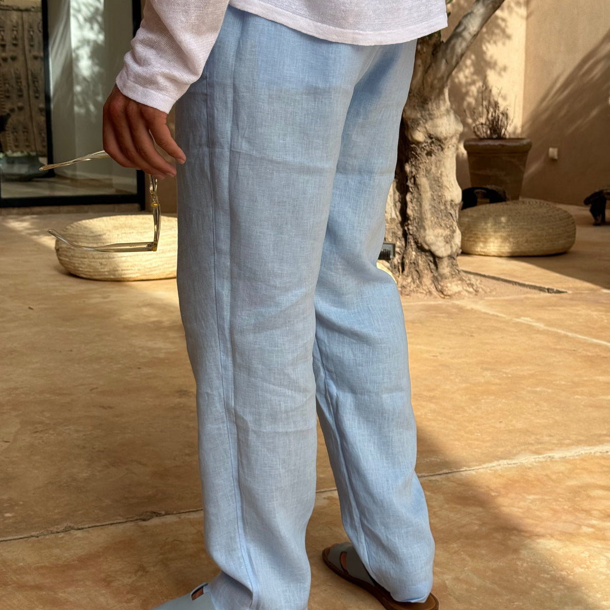 Capri Linen Trousers – photo 7