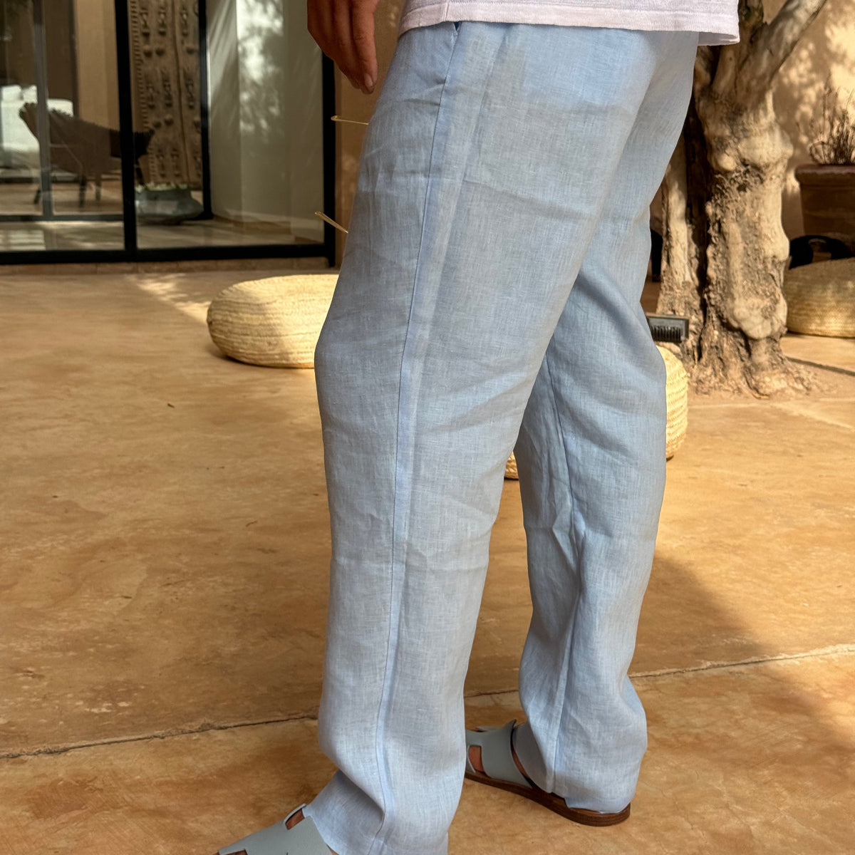 Capri Linen Trousers – photo 8