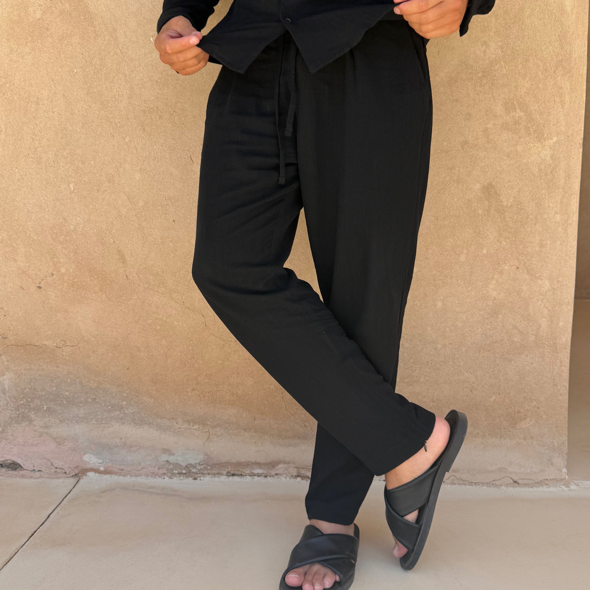 Capri Linen Trousers – photo 9