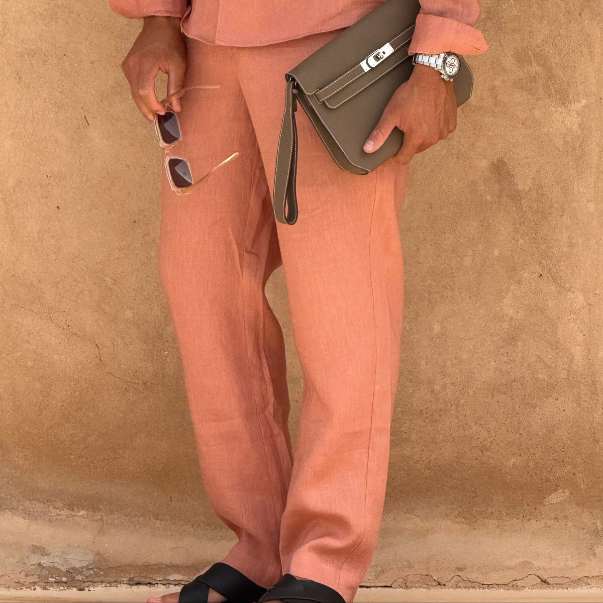 Capri Linen Trousers – photo 12