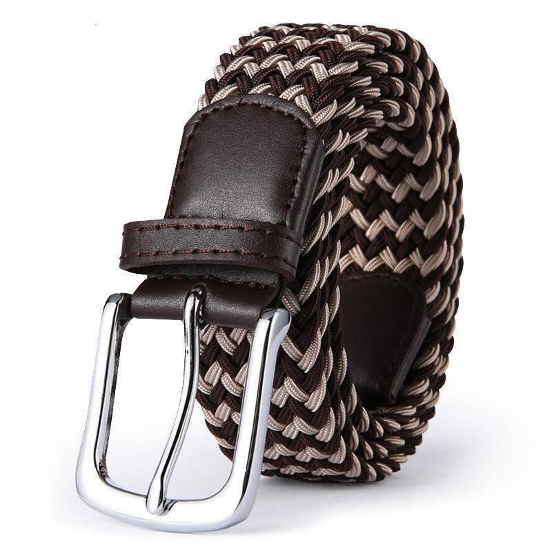 Casual Elastic Braided Belt For Men, William Model | Elmont
