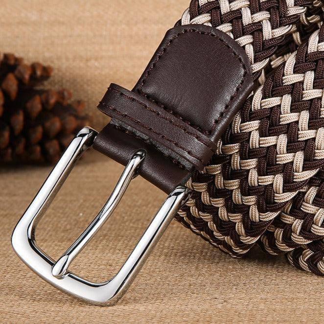 Casual Elastic Braided Belt For Men, William Model – photo 5
