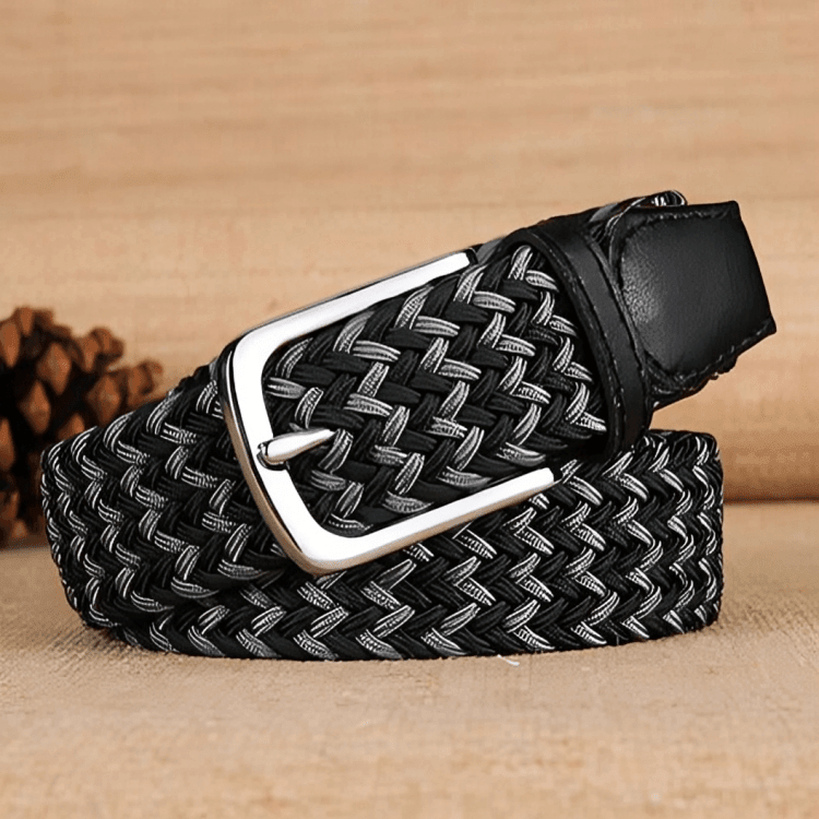 Casual Elastic Braided Belt For Men, William Model – photo 7
