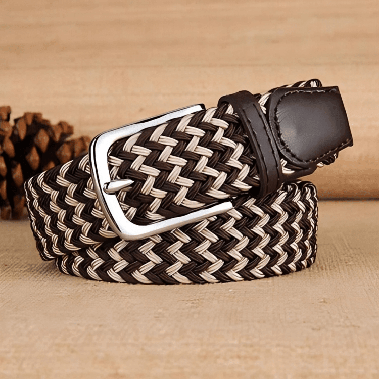 Casual Elastic Braided Belt For Men, William Model – photo 8
