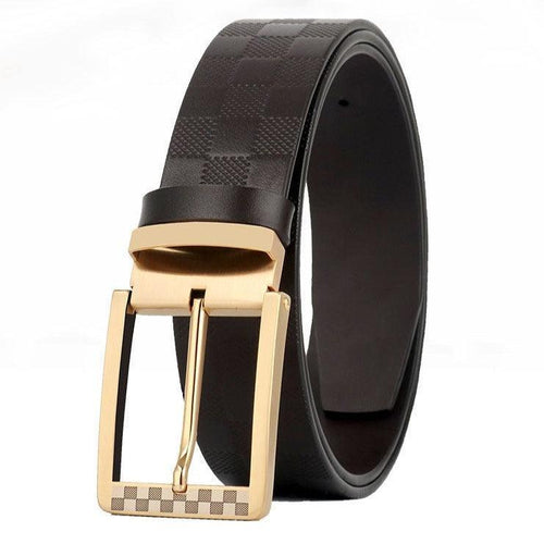 Casual Leather Suit Belt For Men, Edvard Model – photo 2