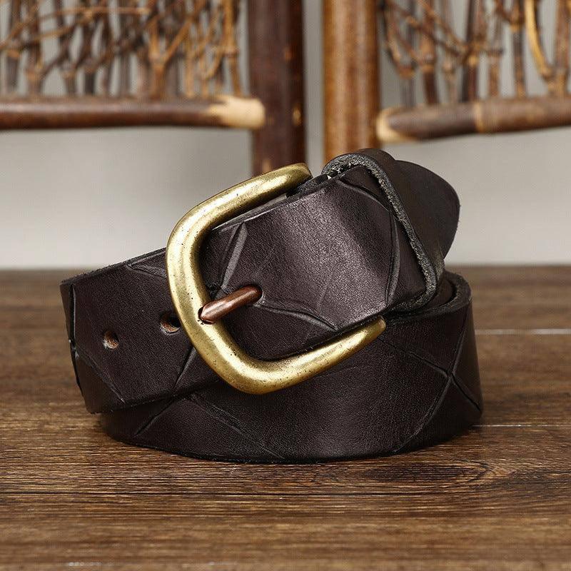 Classic Anil Leather Belt Men's Fashion Accessory – photo 2