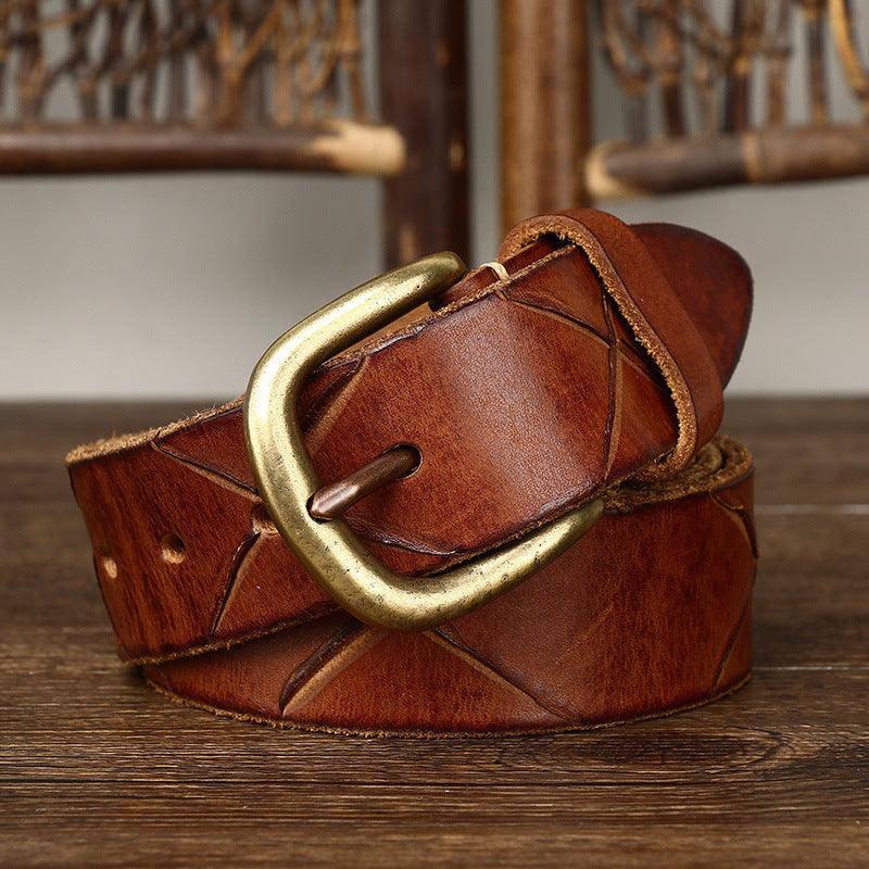 Classic Anil Leather Belt Men's Fashion Accessory – photo 4