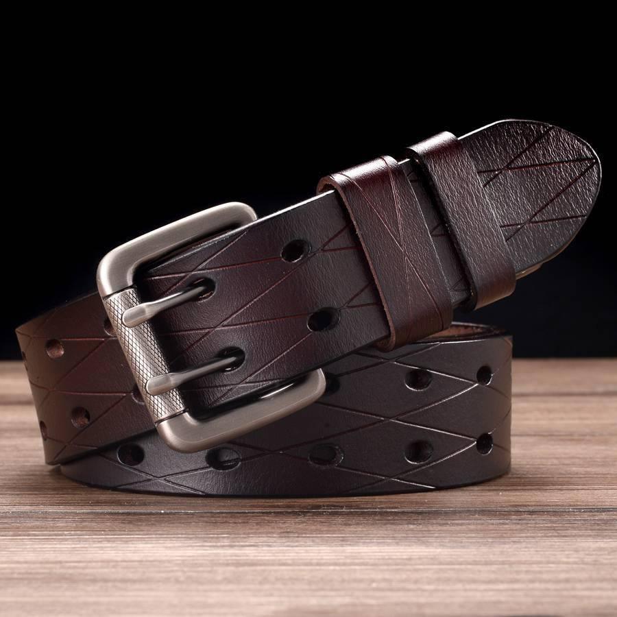 Custom Double Pin Leather Belt, Svetunia Model – photo 3