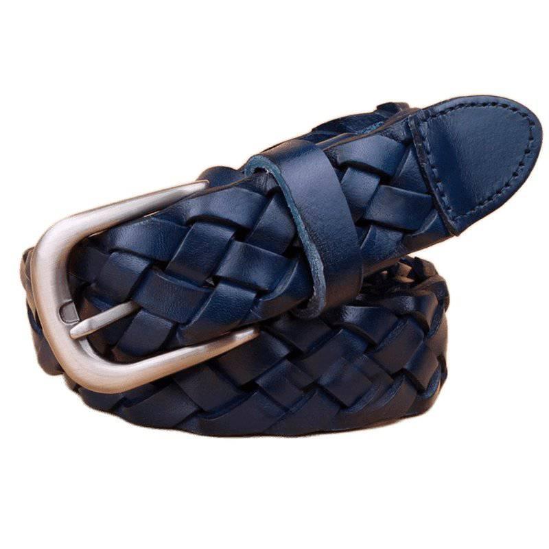 Designer Braided Leather Belt For Men, Masui Model – photo 5