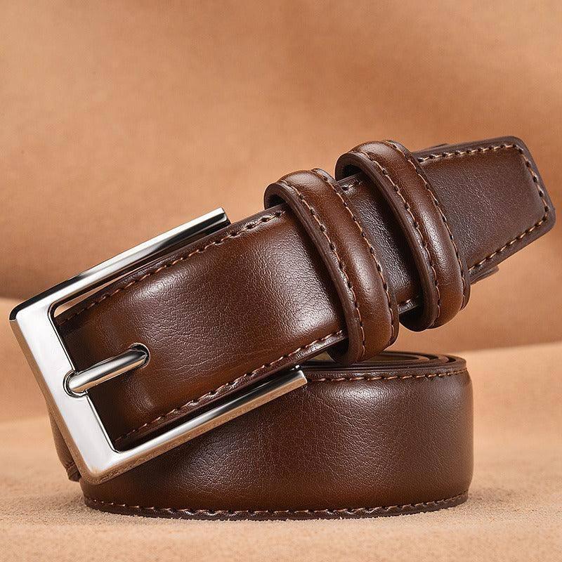 Durable Leather Suit Belt For Men, Jonathan Model – photo 3