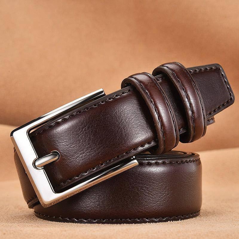Durable Leather Suit Belt For Men, Jonathan Model – photo 4