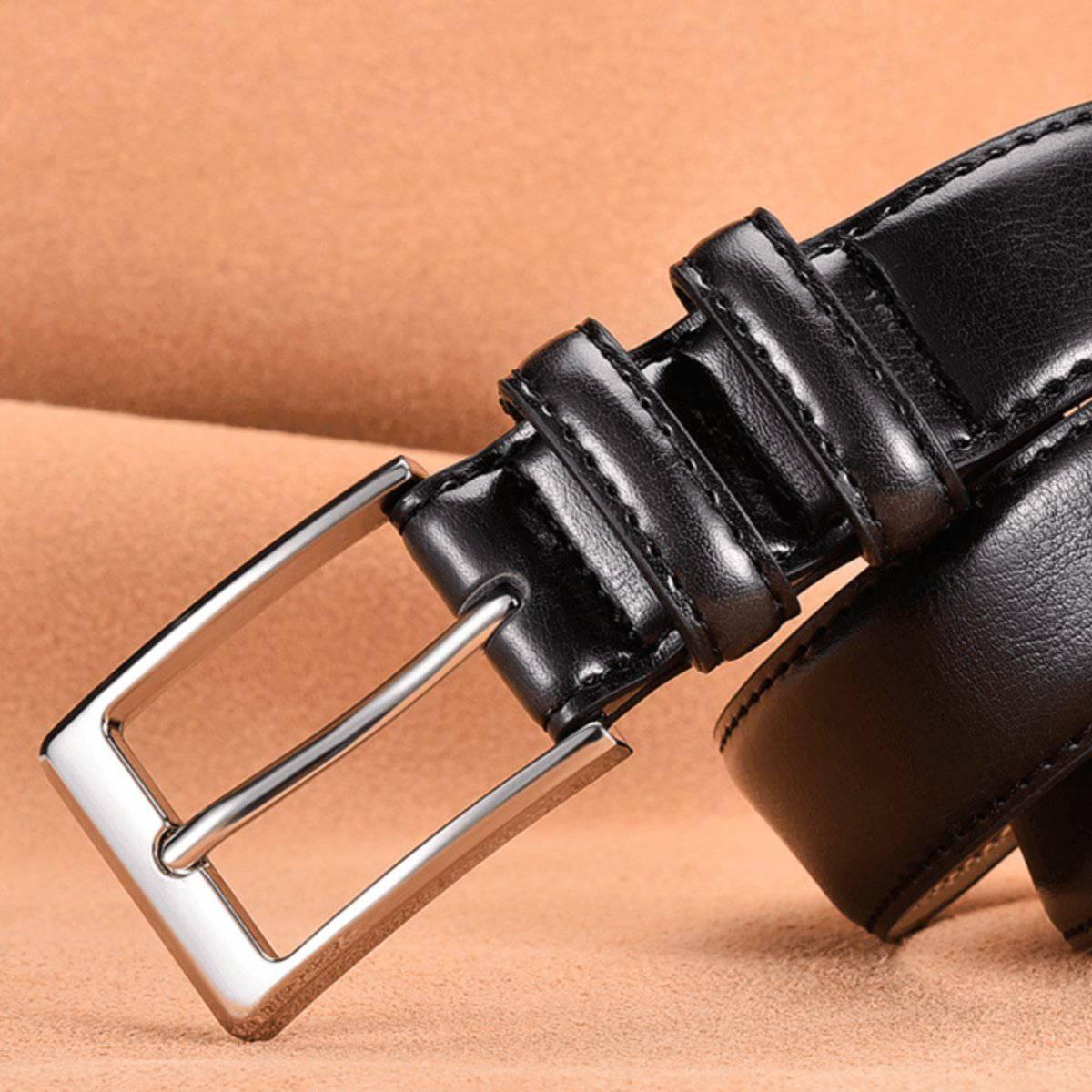 Durable Leather Suit Belt For Men, Jonathan Model – photo 7