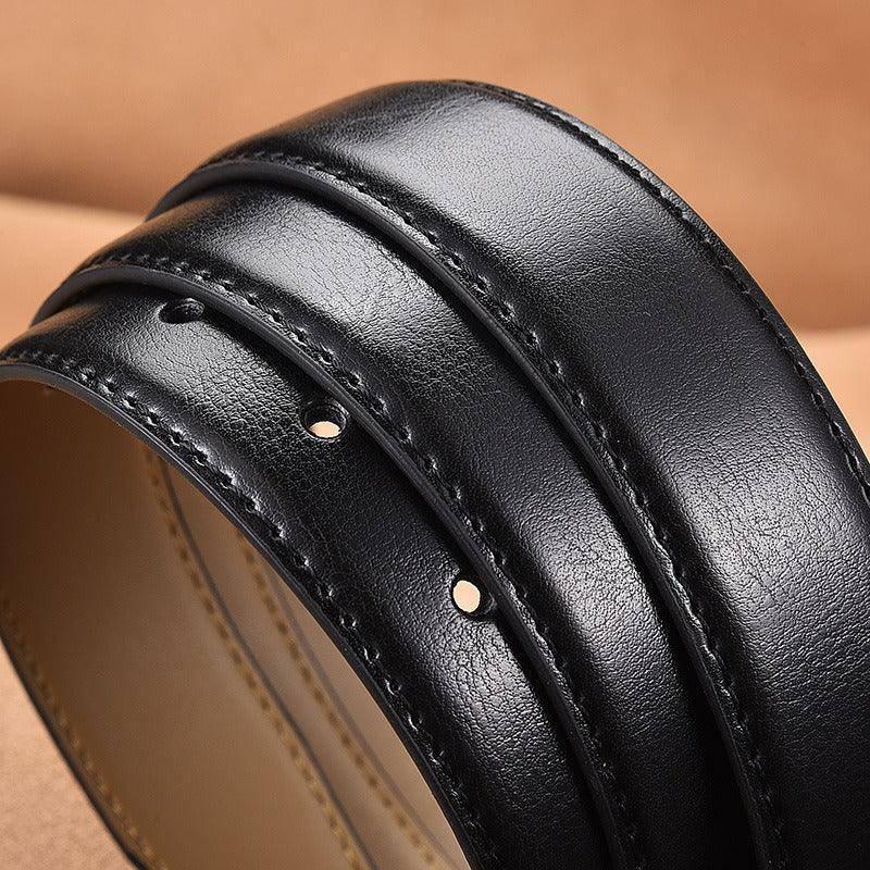 Durable Leather Suit Belt For Men, Jonathan Model – photo 10