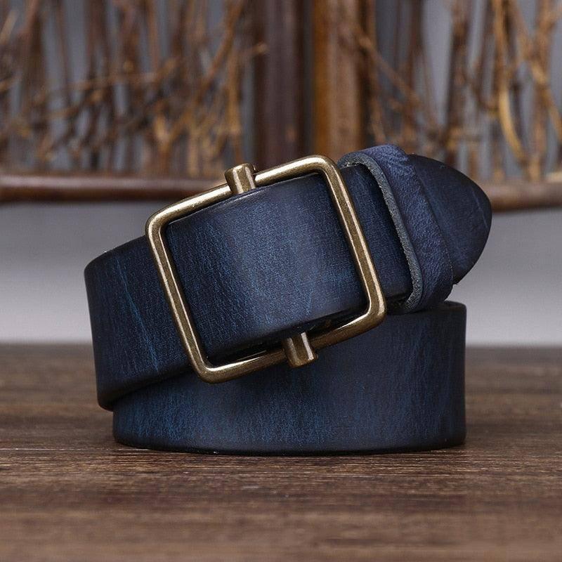 Elegant Leather Belt For Men, Strumiana Model | Elmont