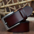 Elegant Men's Casual Leather Belt, Modern Goga Model | Elmont