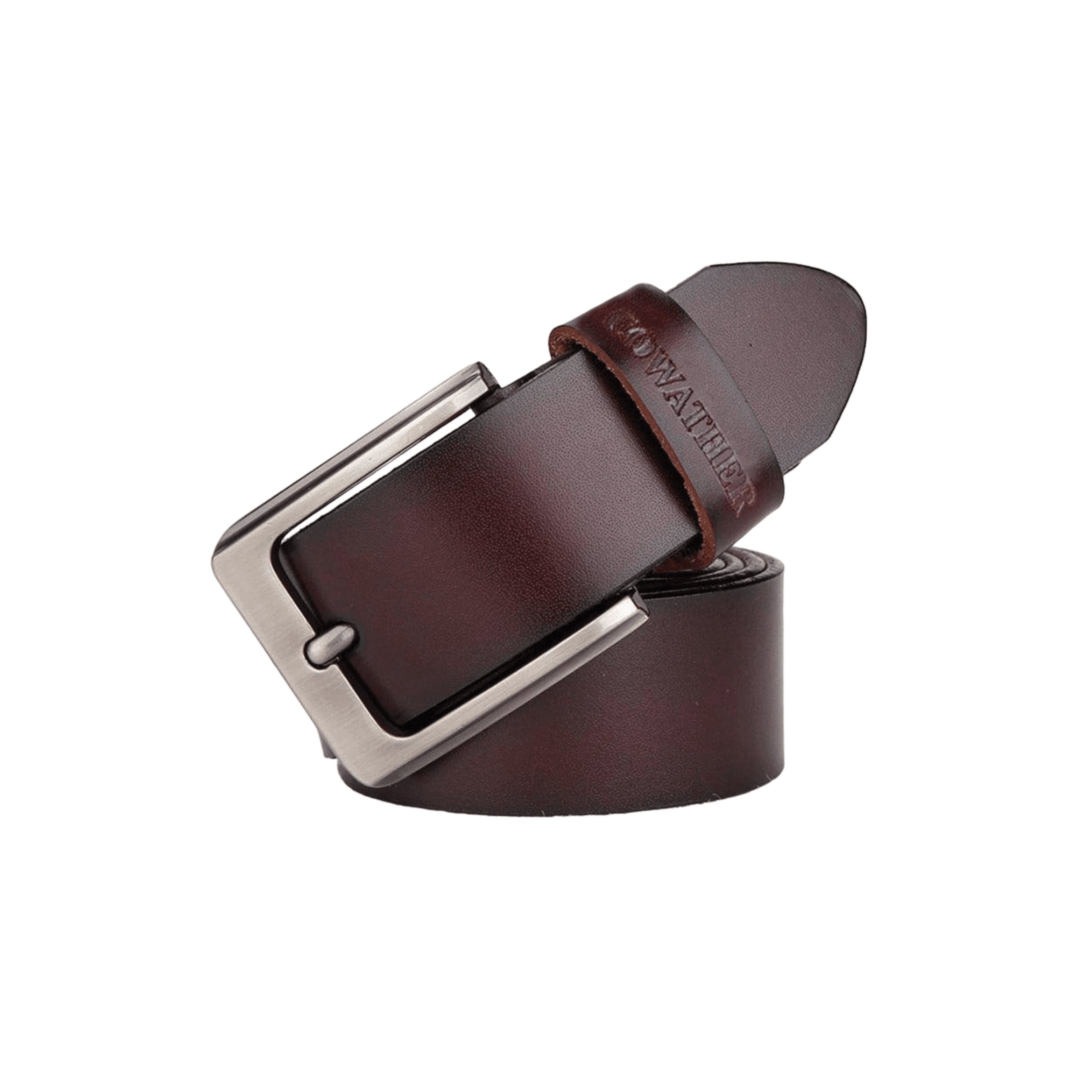 Elegant Men's Casual Leather Belt, Modern Goga Model – photo 4