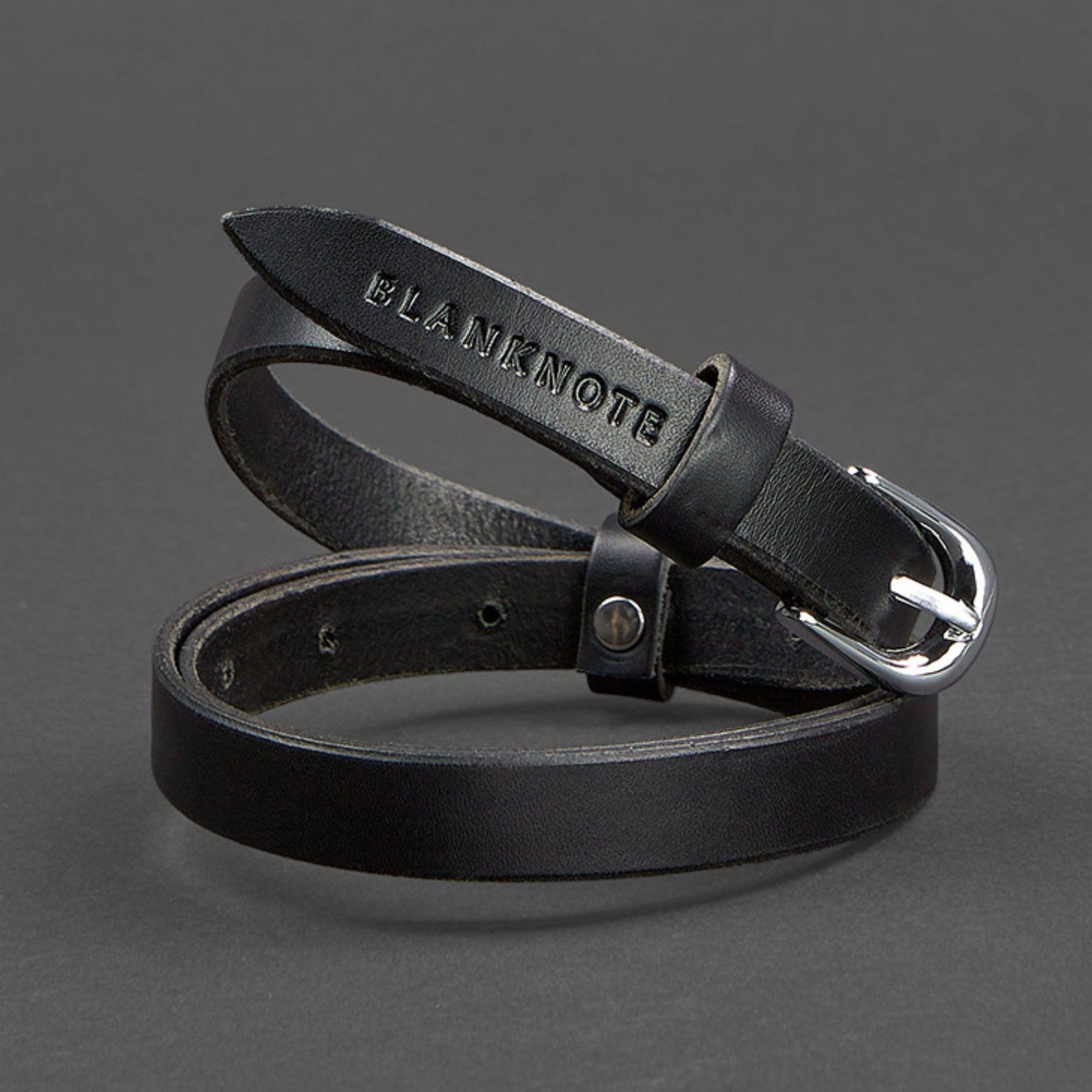 Handmade High Quality Narrow Leather Belt – photo 4