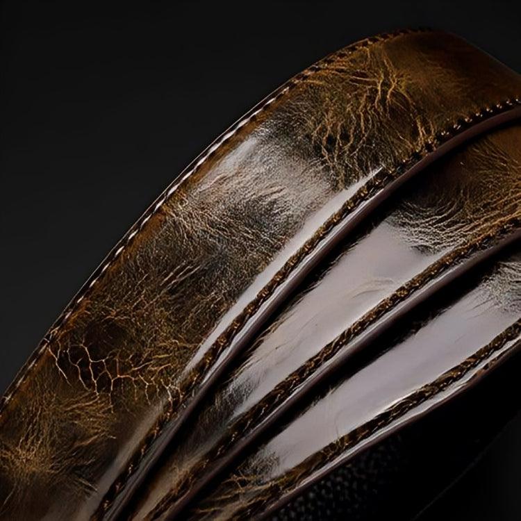 Luxury Leather Suit Belt For Men, Giuseppe Model – photo 7