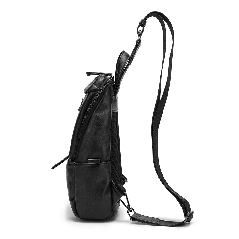 Men's Crossbody Synthetic Leather Bag – photo 3
