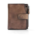 Men's Luxury Leather Retro Short Wallet – photo 5