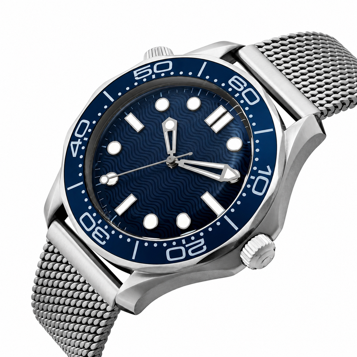 Midnight Agent Blue Steel Diver 300M Bond Ed. 42mm | Elmont