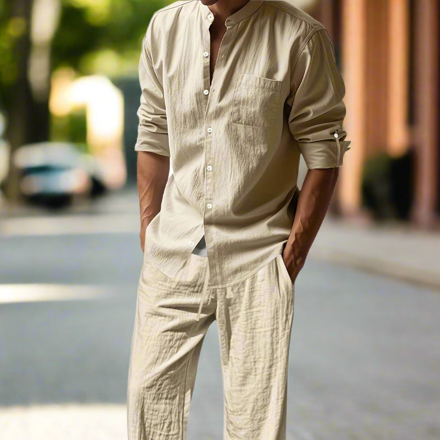 Owen - Casual Linen Set | Elmont
