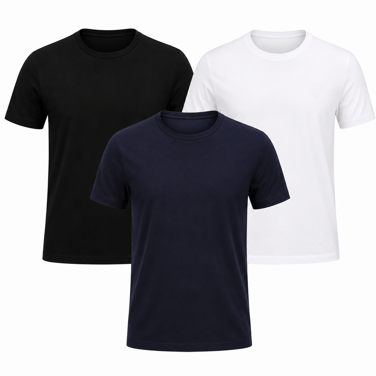 Pack-3 Camisetas Classicas Essenciais | Elmont