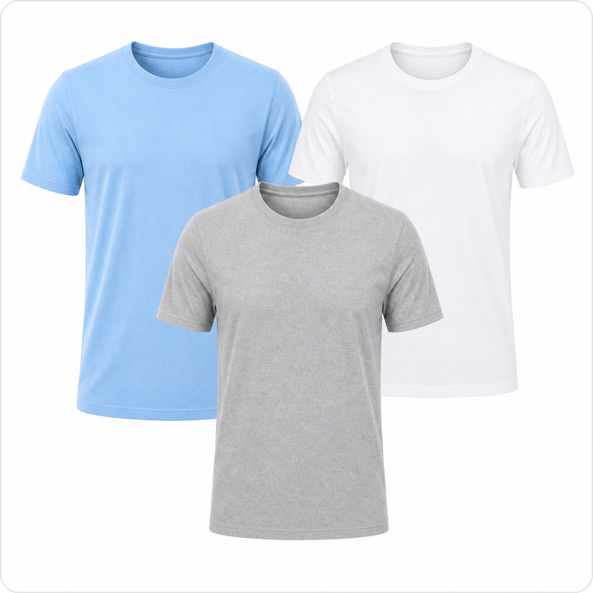 Pack-3 Camisetas Classicas Essenciais – photo 12