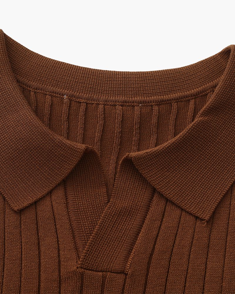 Premium Ribbed Polo – photo 14