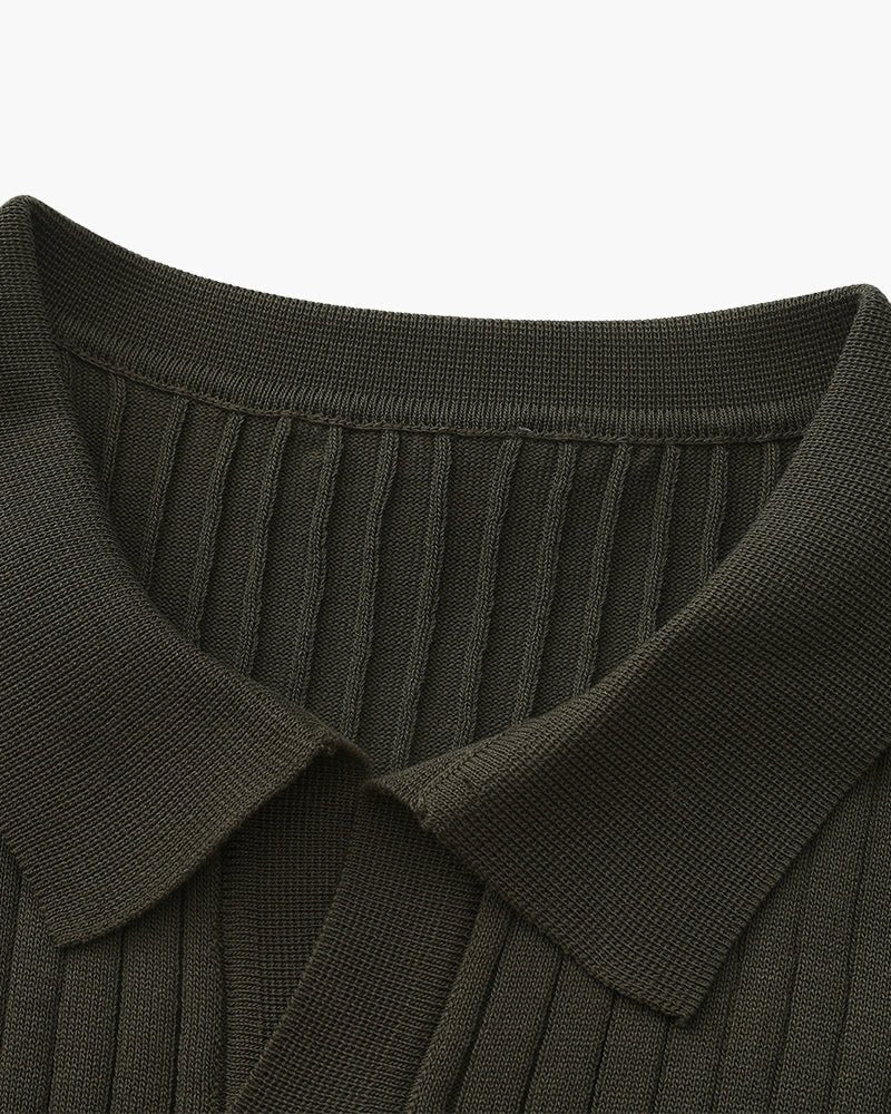Premium Ribbed Polo – photo 26