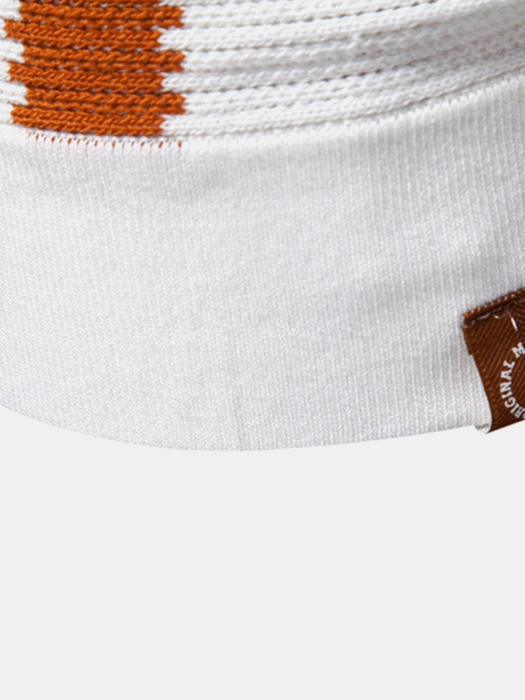 Striped V-Neck Knit Polo Shirt – photo 12