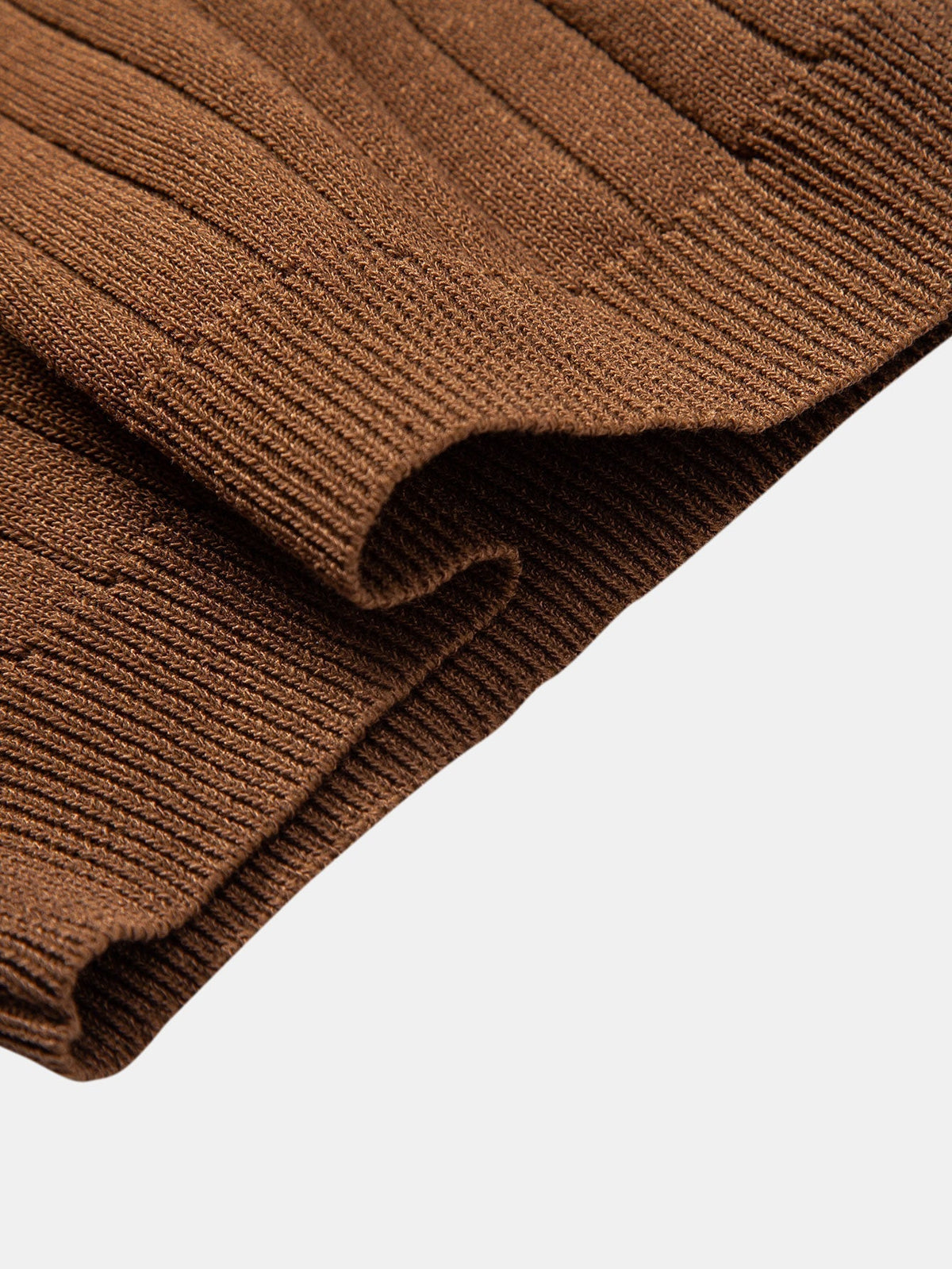 Striped V-Neck Knit Polo – photo 15