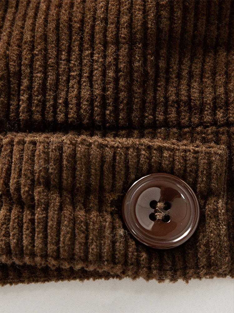 Teddy-Fleece Lined Cotton Corduroy Jacket – photo 12
