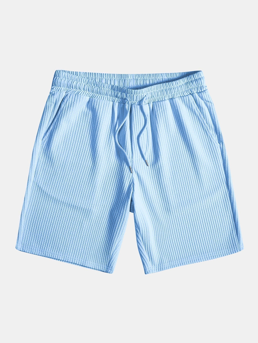 Textured V-Neck Polo & Shorts – photo 16
