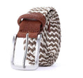 Vintage Elastic Braided Belt For Men, Zviadi Model | Elmont