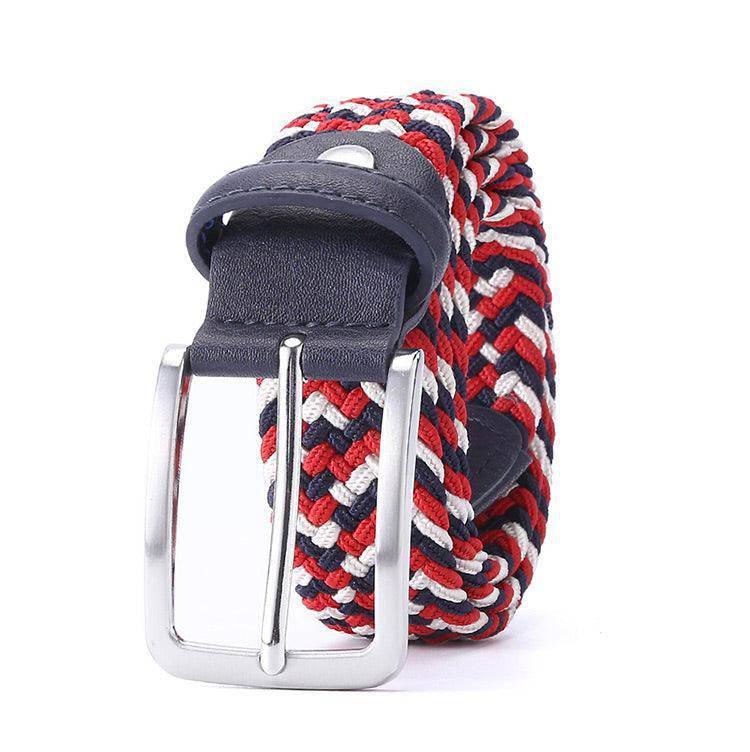 Vintage Elastic Braided Belt For Men, Zviadi Model – photo 3