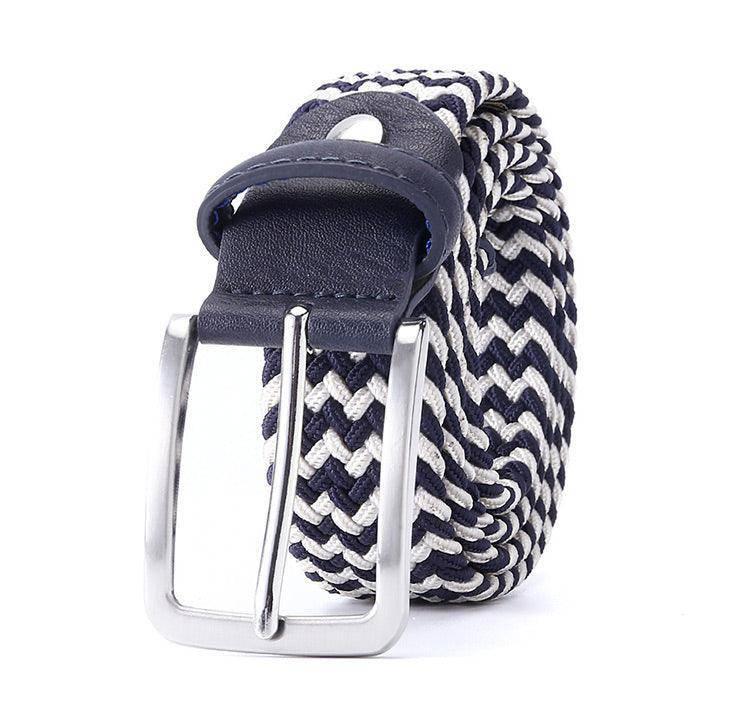 Vintage Elastic Braided Belt For Men, Zviadi Model – photo 4