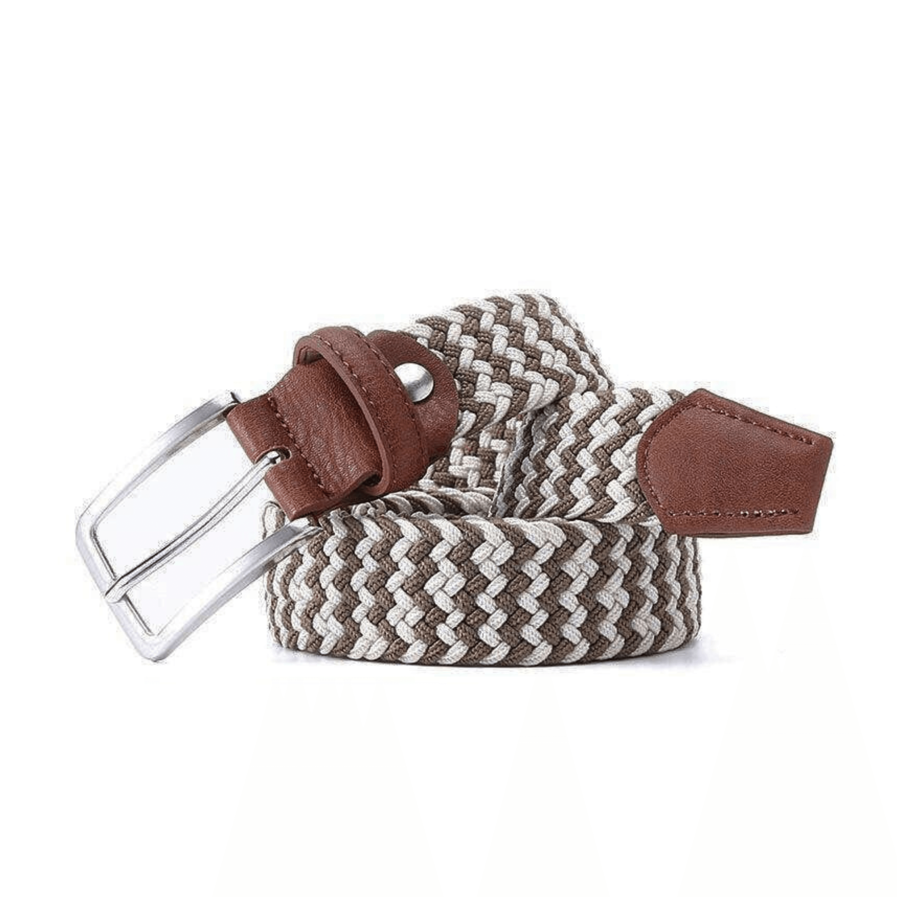Vintage Elastic Braided Belt For Men, Zviadi Model – photo 5