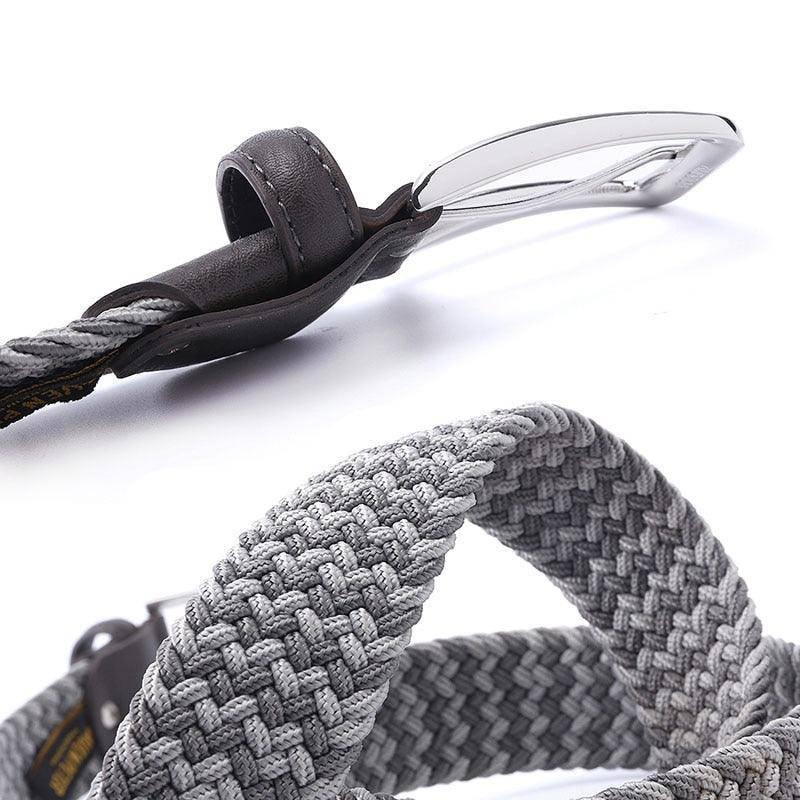 Vintage Elastic Braided Belt For Men, Zviadi Model – photo 6