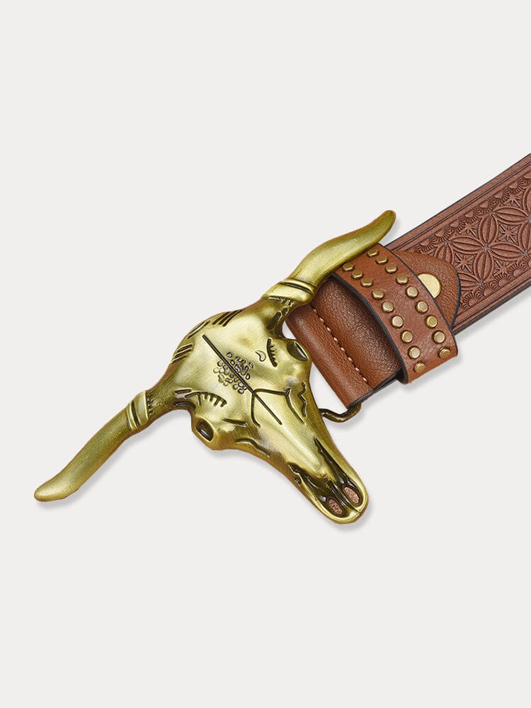 Vintage Western Cowboy PU Belt – photo 5