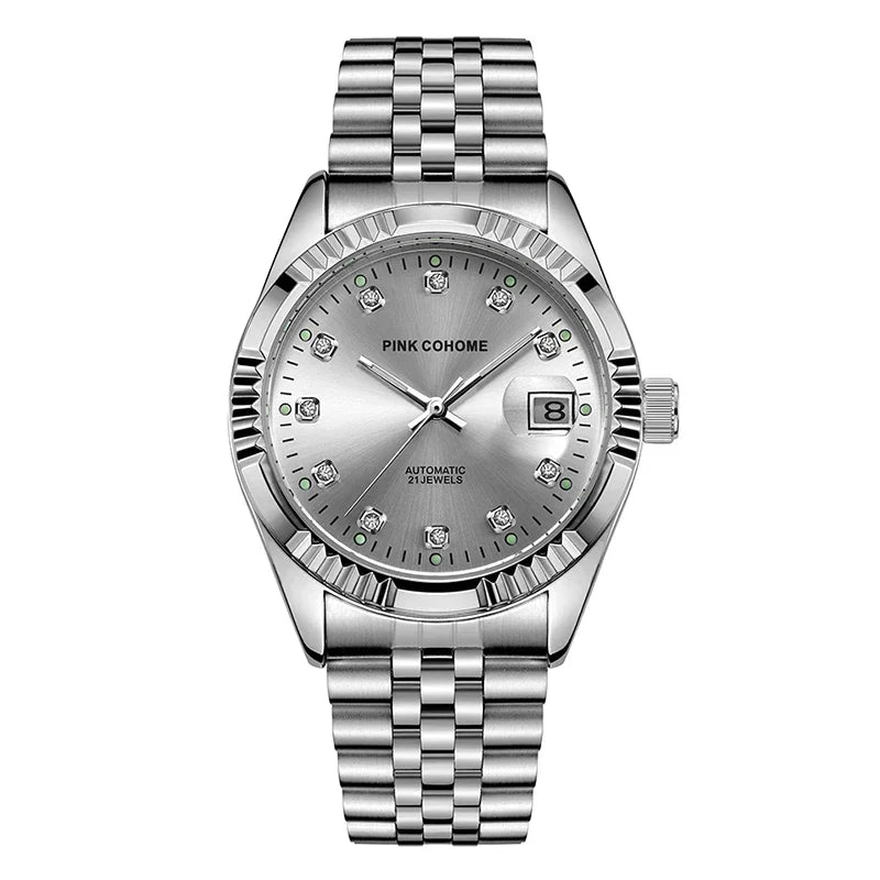 Watch Pink Cohome Automatic | Elmont